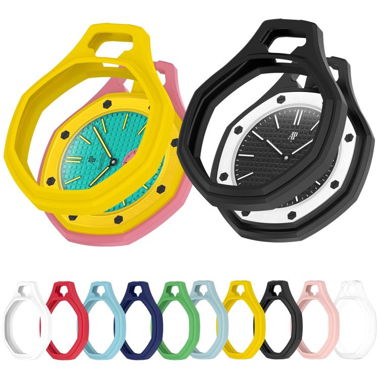 xDfind Full-Coverage Silicone Pocket Watch Case, For Swatch Royal Pop
