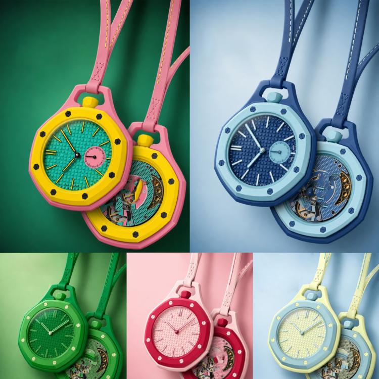 xDfind Full-Coverage Silicone Pocket Watch Case, For Swatch Royal Pop
