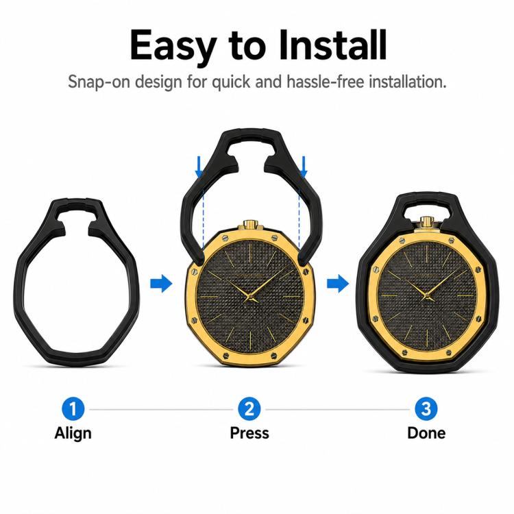 xDfind Solid Color Metal Pocket Watch Case, For Swatch Royal Pop