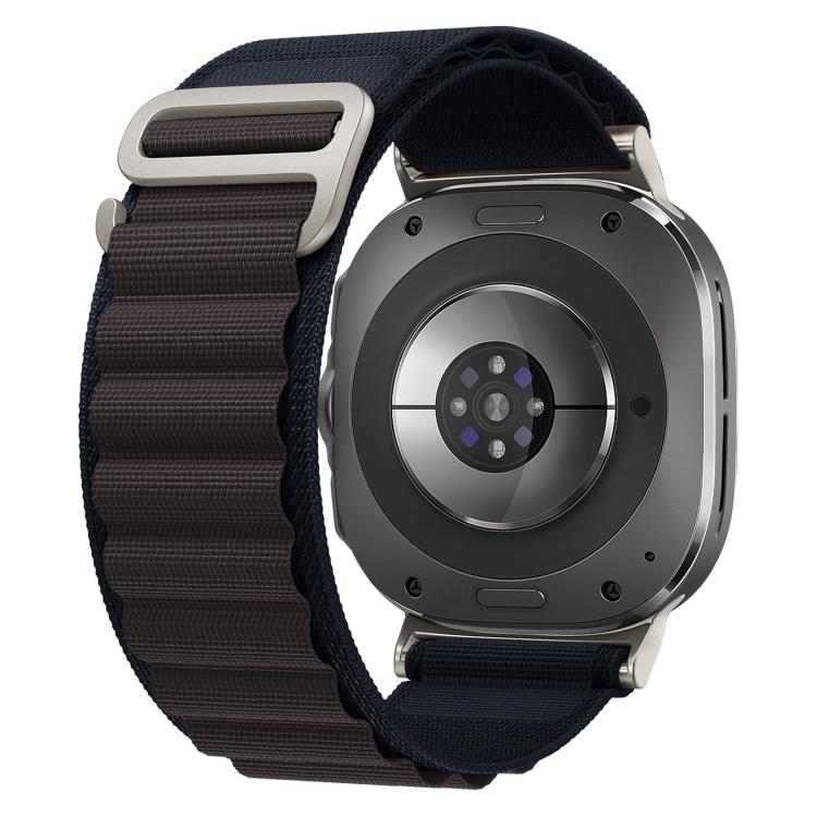 xDfind Silver Buckle Loop Nylon Watch Band, For Samsung Galaxy Watch Ultra 47mm / Ultra 2025
