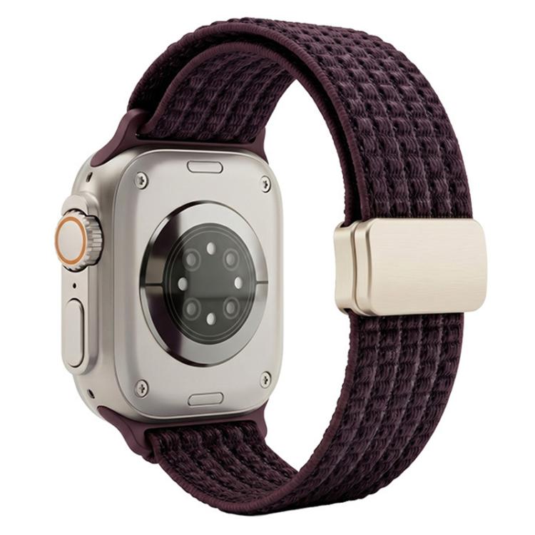 xDfind Magnetic Buckle Nylon Woven Watch Band, For Apple Watch 42 / 44 / 45 / 46 / 49mm