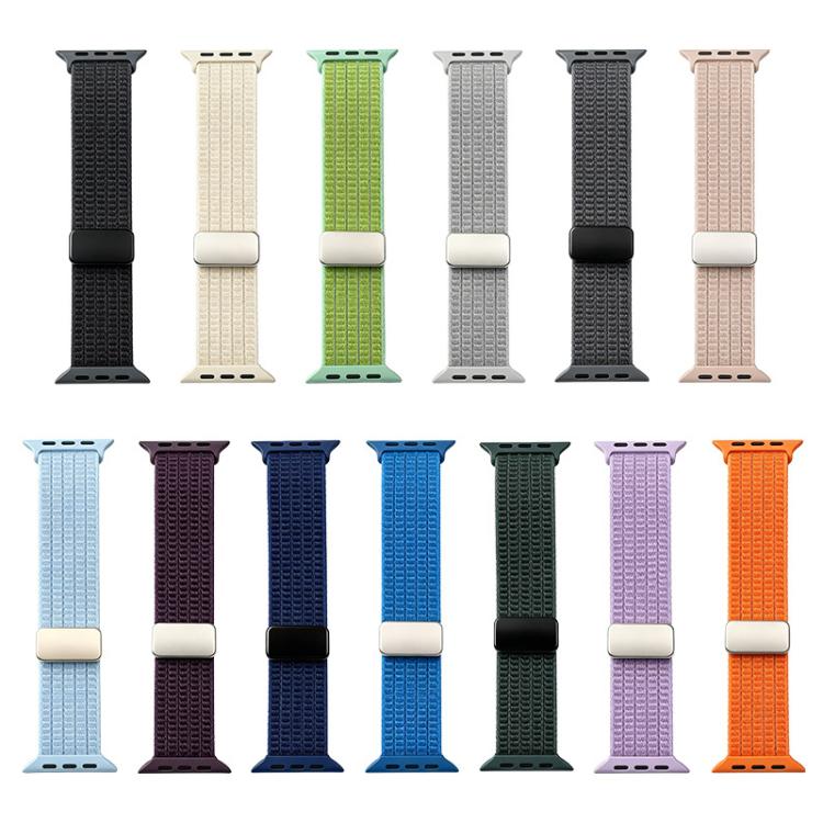 xDfind Magnetic Buckle Nylon Woven Watch Band, For Apple Watch 42 / 44 / 45 / 46 / 49mm