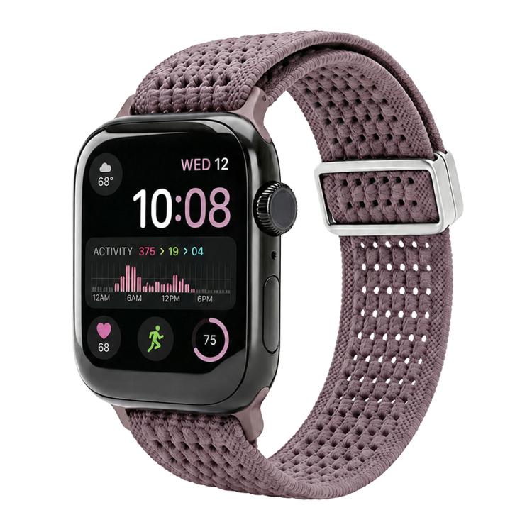 xDfind Magnetic Buckle Hollow-Out Nylon Woven Watch Band, For Apple Watch 42 / 44 / 45 / 46 / 49mm