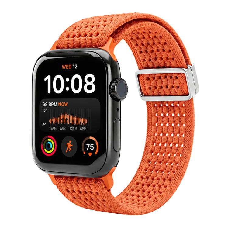 xDfind Magnetic Buckle Hollow-Out Nylon Woven Watch Band, For Apple Watch 38 / 40 / 41 / S11 42mm