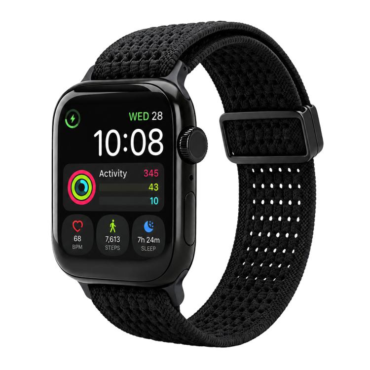 xDfind Magnetic Buckle Hollow-Out Nylon Woven Watch Band, For Apple Watch 38 / 40 / 41 / S11 42mm