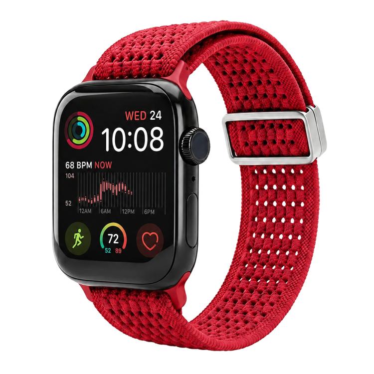 xDfind Magnetic Buckle Hollow-Out Nylon Woven Watch Band, For Apple Watch 38 / 40 / 41 / S11 42mm