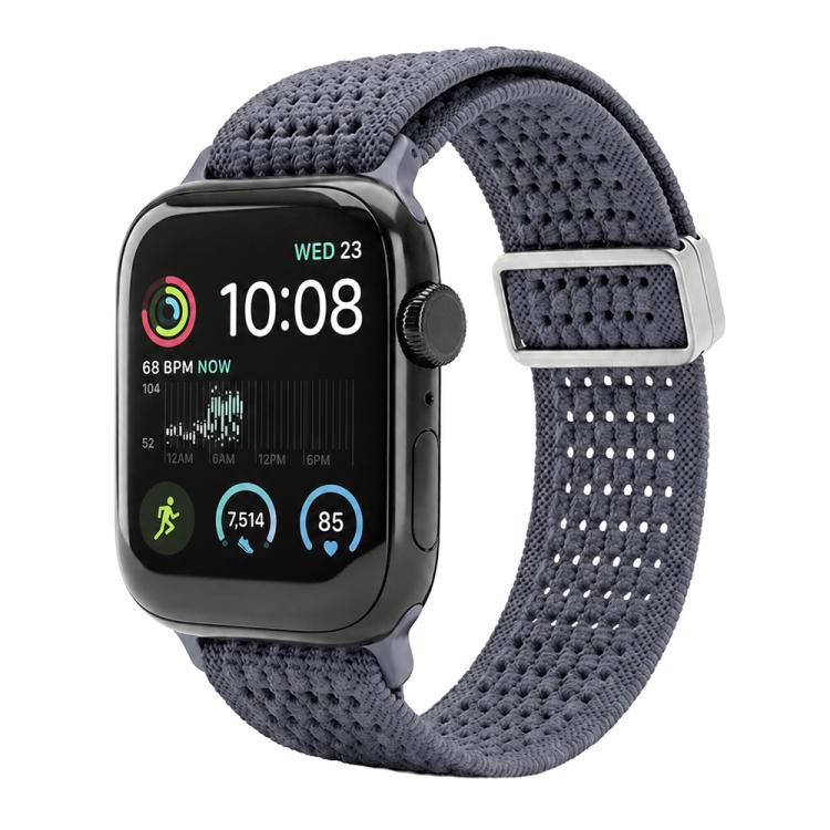 xDfind Magnetic Buckle Hollow-Out Nylon Woven Watch Band, For Apple Watch 38 / 40 / 41 / S11 42mm