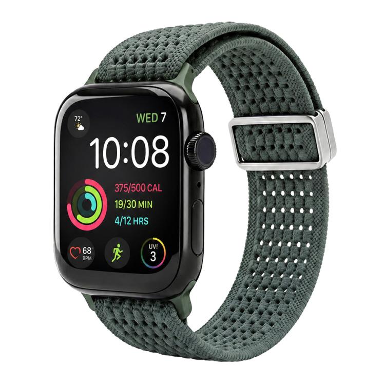 xDfind Magnetic Buckle Hollow-Out Nylon Woven Watch Band, For Apple Watch 38 / 40 / 41 / S11 42mm