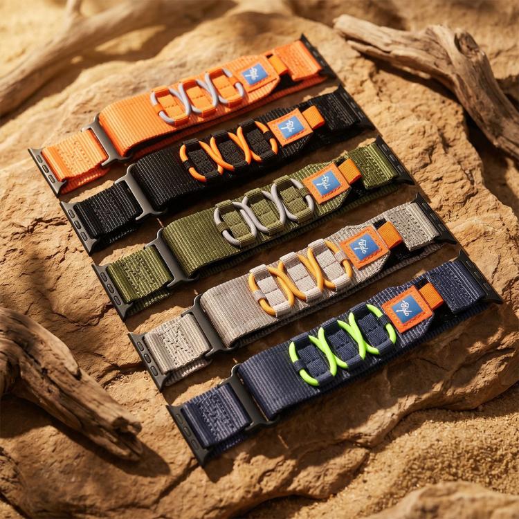 xDfind Sport Nylon Hook And Loop Fastener Watch Band, For Apple Watch 42 / 44 / 45 / 46 / 49mm