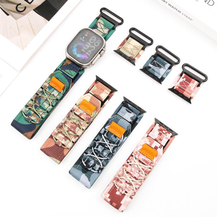xDfind Sport Nylon Hook And Loop Fastener Watch Band, For Apple Watch 42 / 44 / 45 / 46 / 49mm