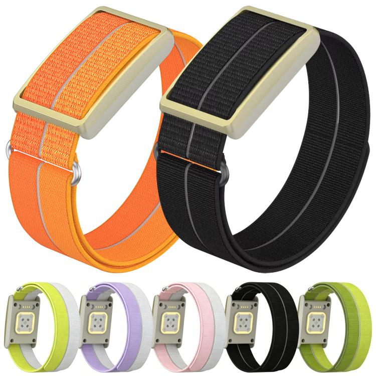 For Polar Loop xDfind Metal Round Buckle Feather Yarn Breathable Nylon Loop Watch Band, S Wrist Circumference 135–170 mm