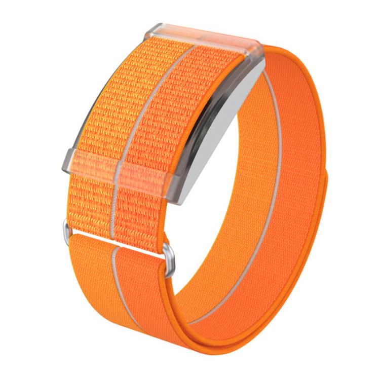 For COROS Heart Rate Monitor xDfind Metal Buckle Feather Yarn Breathable Nylon Quick-release Watch Band, S Wrist Circumference 135-170mm