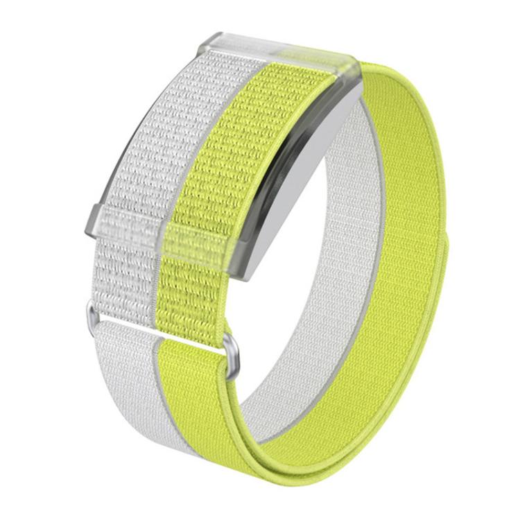 For COROS Heart Rate Monitor xDfind Metal Buckle Feather Yarn Breathable Nylon Quick-release Watch Band, L Wrist Circumference 170-235mm