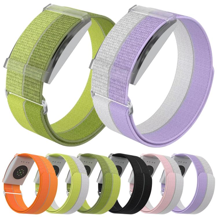 For COROS Heart Rate Monitor xDfind Metal Buckle Feather Yarn Breathable Nylon Quick-release Watch Band, L Wrist Circumference 170-235mm