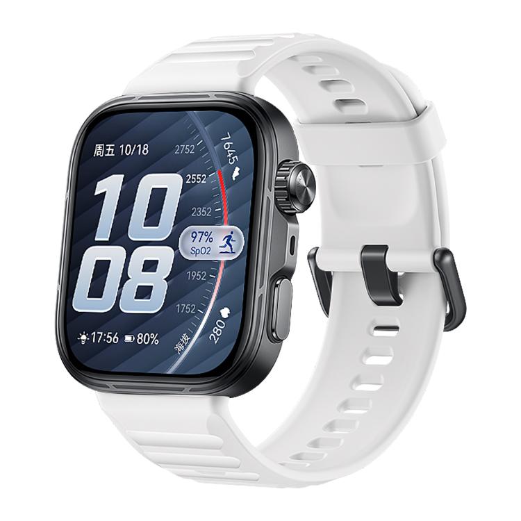 For Huawei Watch Fit 5 / Fit 5 Pro xDfind Sport Silicone Watch Band, Black Buckle