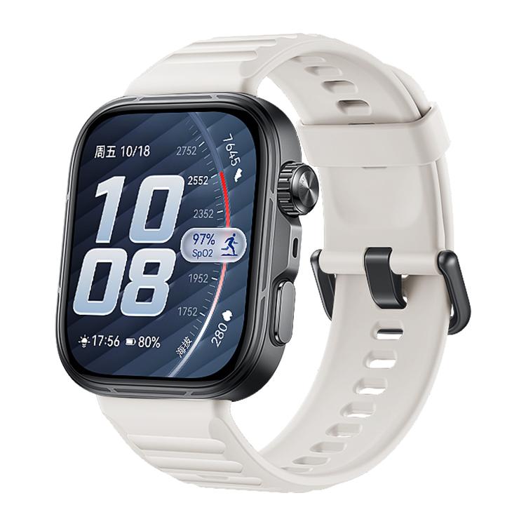 For Huawei Watch Fit 5 / Fit 5 Pro xDfind Sport Silicone Watch Band, Black Buckle