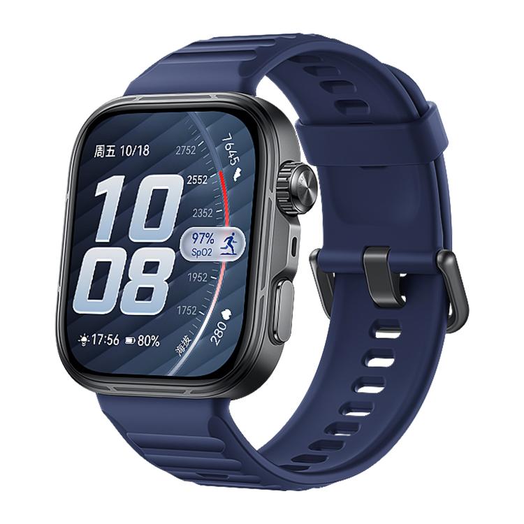 For Huawei Watch Fit 5 / Fit 5 Pro xDfind Sport Silicone Watch Band, Black Buckle
