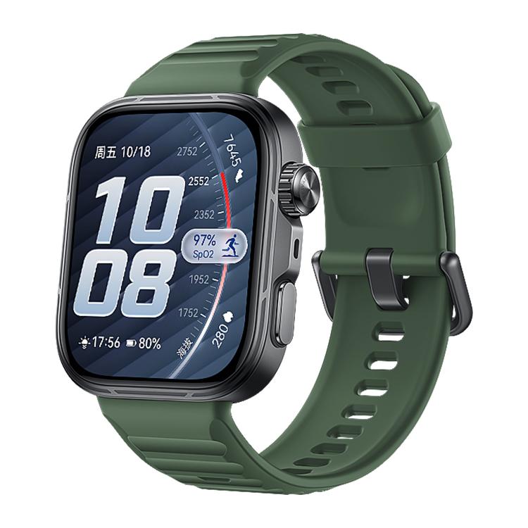 For Huawei Watch Fit 5 / Fit 5 Pro xDfind Sport Silicone Watch Band, Black Buckle