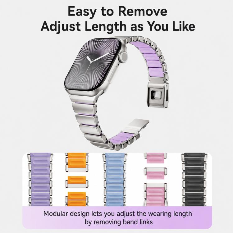xDfind Waist Stainless Steel Norman Buckle Magnetic Watch Band, For Apple Watch 38 / 40 / 41 / S11 42mm