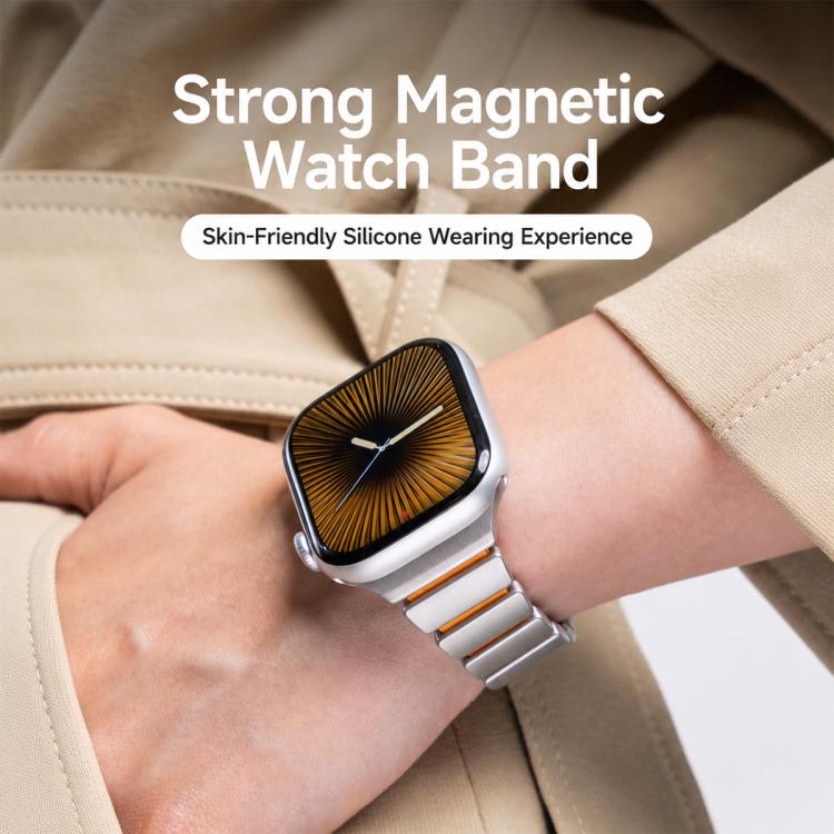 xDfind Waist Stainless Steel Norman Buckle Magnetic Watch Band, For Apple Watch 38 / 40 / 41 / S11 42mm