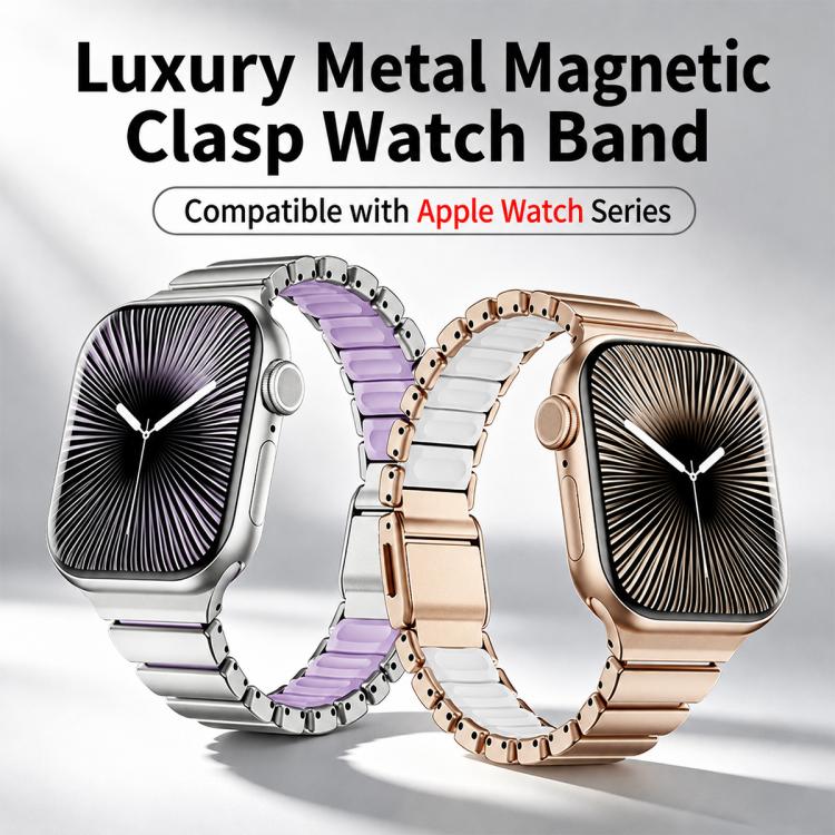 xDfind Waist Stainless Steel Norman Buckle Magnetic Watch Band, For Apple Watch 38 / 40 / 41 / S11 42mm