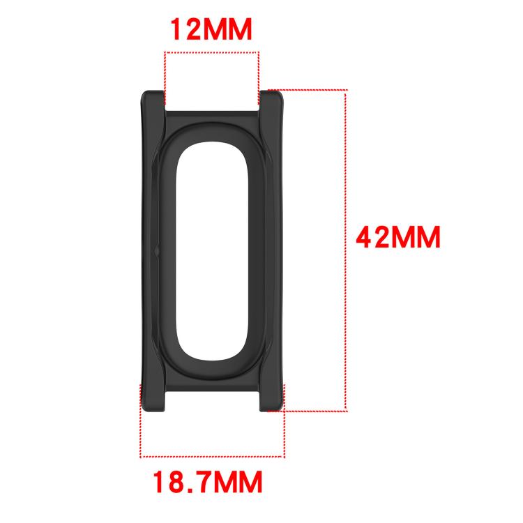 xDfind 12mm Hollow PC Half Coverage Watch Frame Protective Case, For Google Fitbit Air