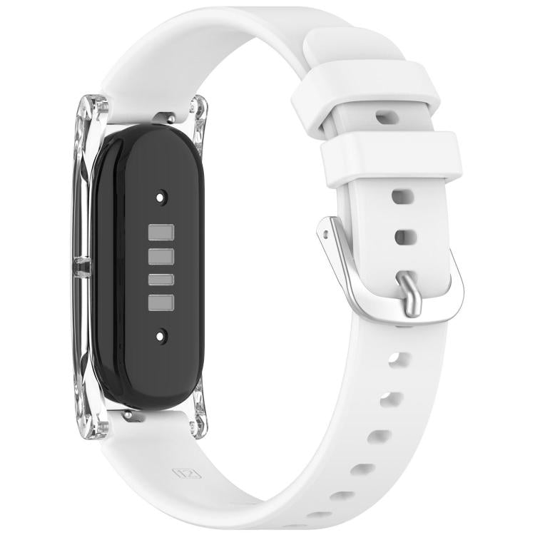 xDfind Spring Bar Style Clear Watch Case and Silicone Watch Band, For Google Fitbit Air