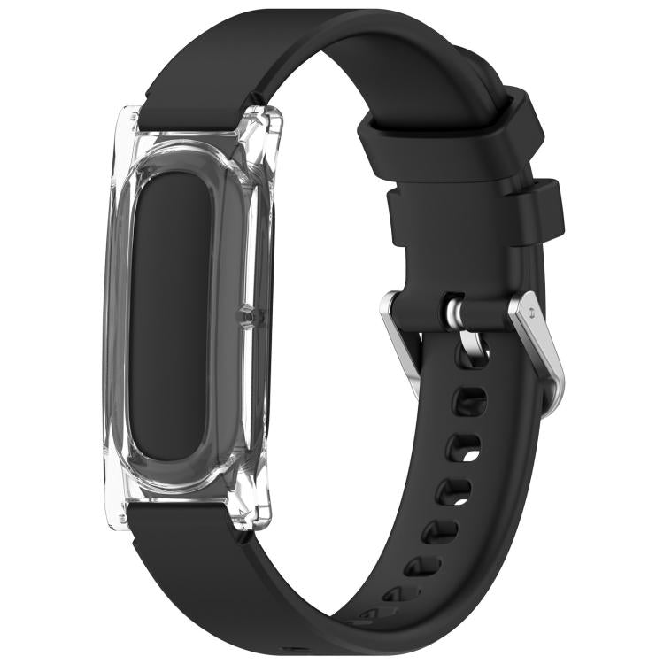 xDfind Spring Bar Style Clear Watch Case and Silicone Watch Band, For Google Fitbit Air