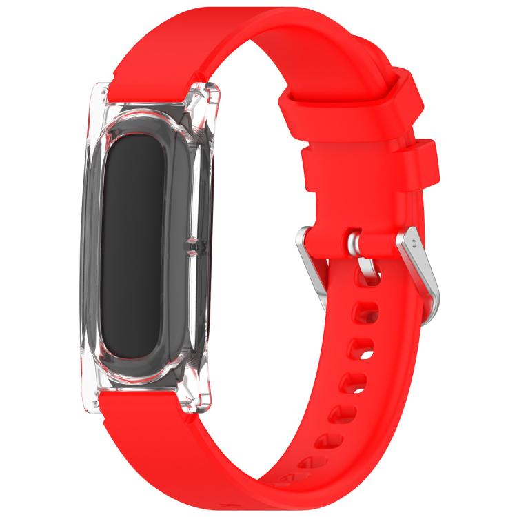 xDfind Spring Bar Style Clear Watch Case and Silicone Watch Band, For Google Fitbit Air