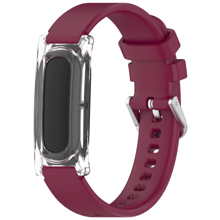 xDfind Spring Bar Style Clear Watch Case and Silicone Watch Band, For Google Fitbit Air