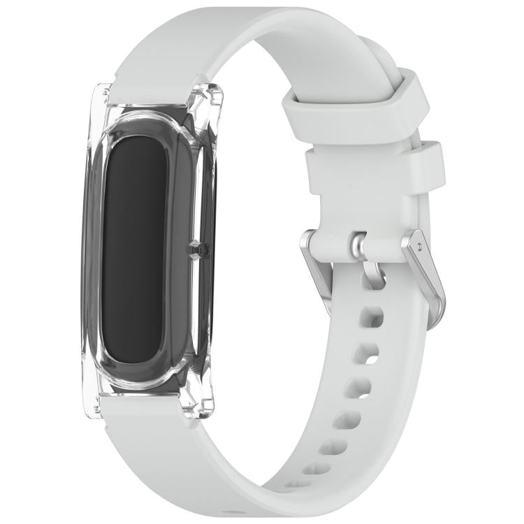 xDfind Spring Bar Style Clear Watch Case and Silicone Watch Band, For Google Fitbit Air