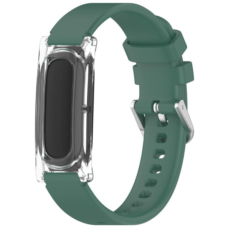 xDfind Spring Bar Style Clear Watch Case and Silicone Watch Band, For Google Fitbit Air