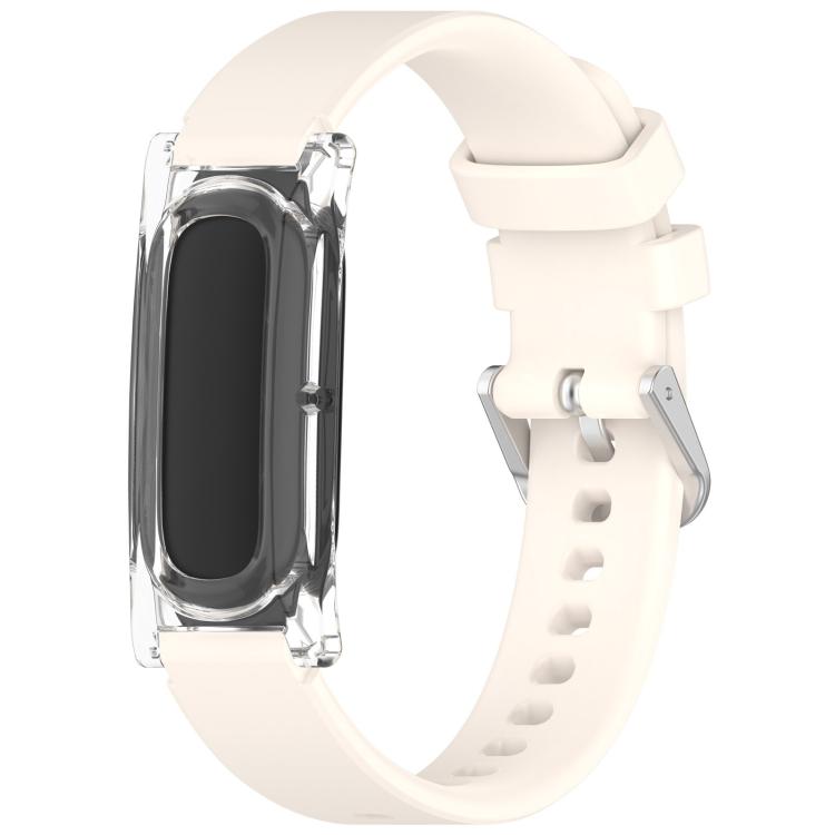 xDfind Spring Bar Style Clear Watch Case and Silicone Watch Band, For Google Fitbit Air