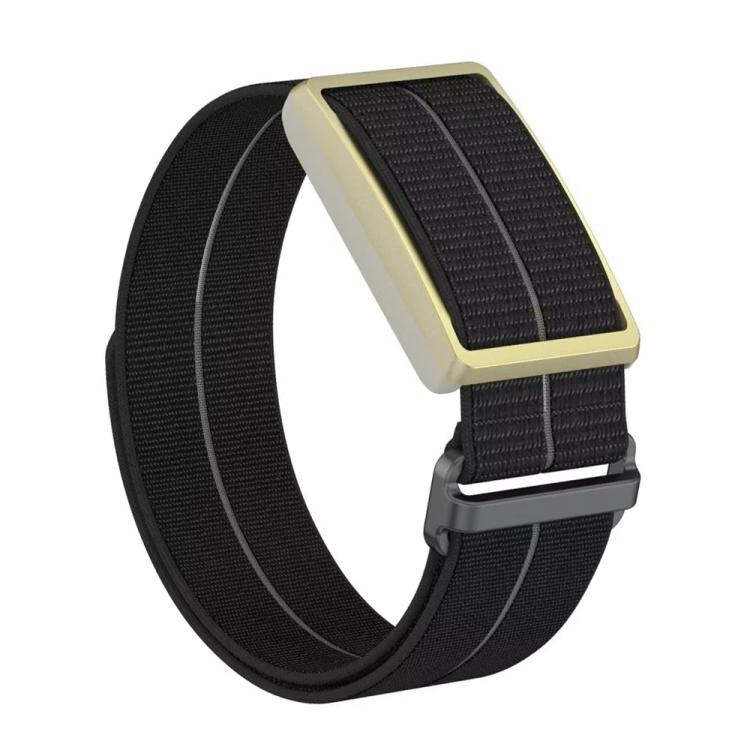 For Polar Loop xDfind Metal Square Buckle Feather Yarn Breathable Nylon Loop Watch Band, L Wrist Circumference 170-235mm