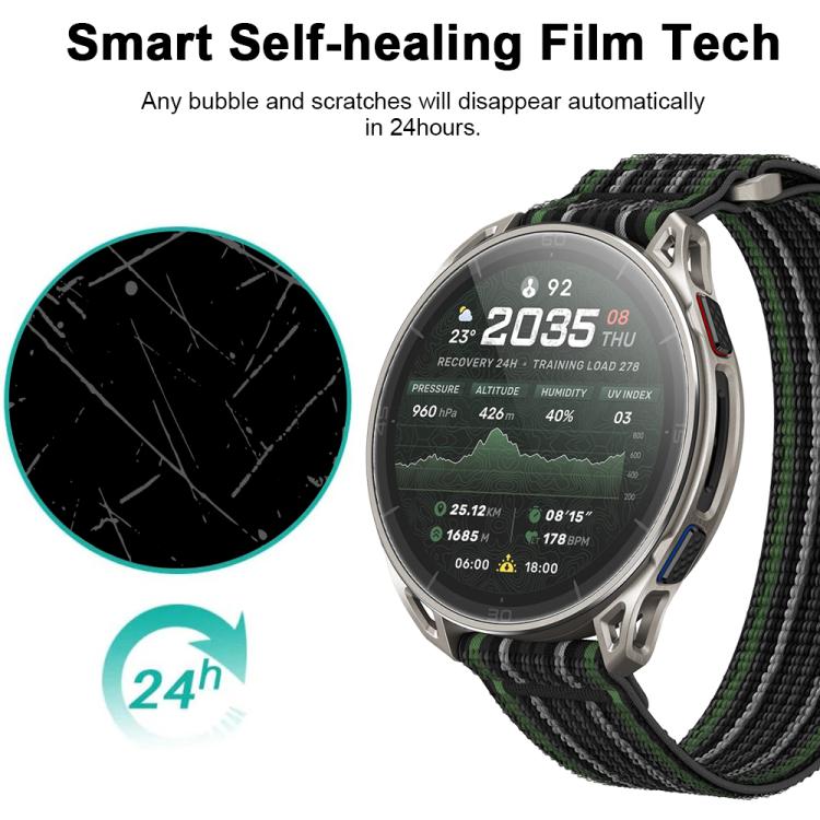 5pcs xDfind Soft Hydrogel Film Full Cover Front Protector, For Amazfit Cheetah 2 Ultra