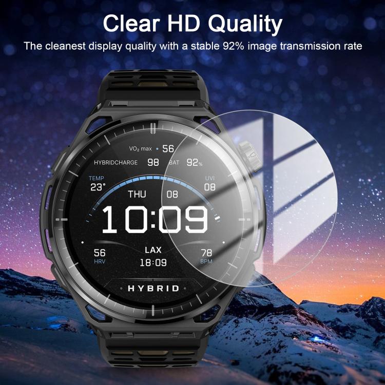 5pcs / Pack Curved-edge HD Tempered Glass Screen Protector Film With Retail Color Box, For Amazfit Balance 3, For Amazfit Bip Max, For Amazfit Active Max, For Amazfit T-Rex 3 Pro 44mm, For Amazfit T-Rex 3 Pro 48mm