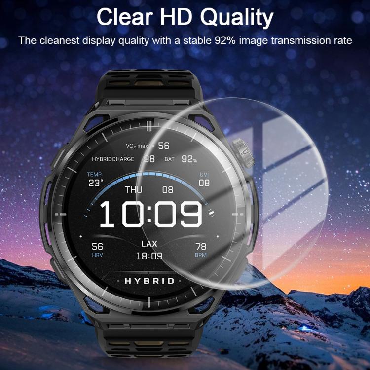 5pcs / Pack HD Soft Hydrogel Screen Protector Film With Retail Color Box, For Amazfit Balance 3, For Amazfit Bip Max, For Amazfit Active Max, For Amazfit T-Rex 3 Pro 44mm, For Amazfit T-Rex 3 Pro 48mm