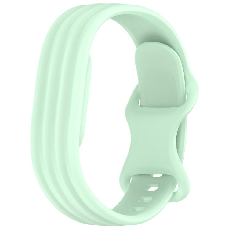 xDfind Integrated Solid Color Butterfly Buckle Silicone Watch Band, For Google Fitbit Air