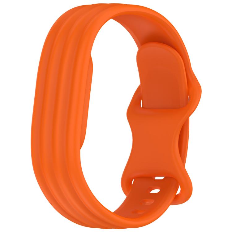 xDfind Integrated Solid Color Butterfly Buckle Silicone Watch Band, For Google Fitbit Air