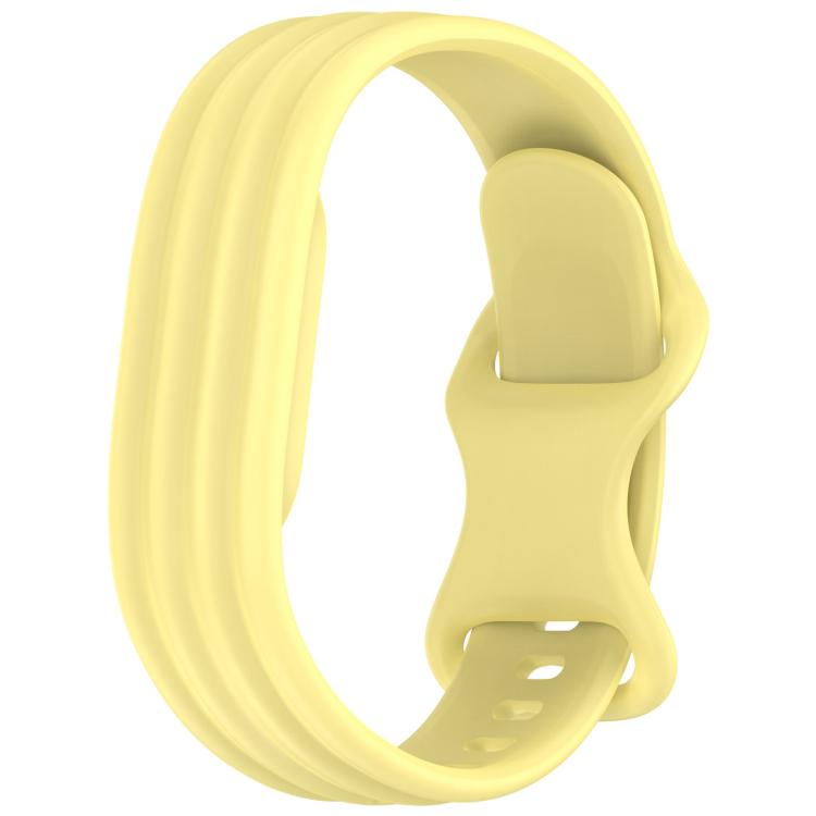 xDfind Integrated Solid Color Butterfly Buckle Silicone Watch Band, For Google Fitbit Air