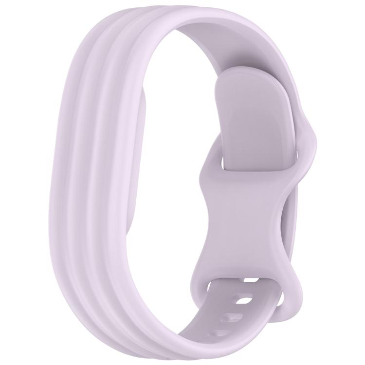 xDfind Integrated Solid Color Butterfly Buckle Silicone Watch Band, For Google Fitbit Air