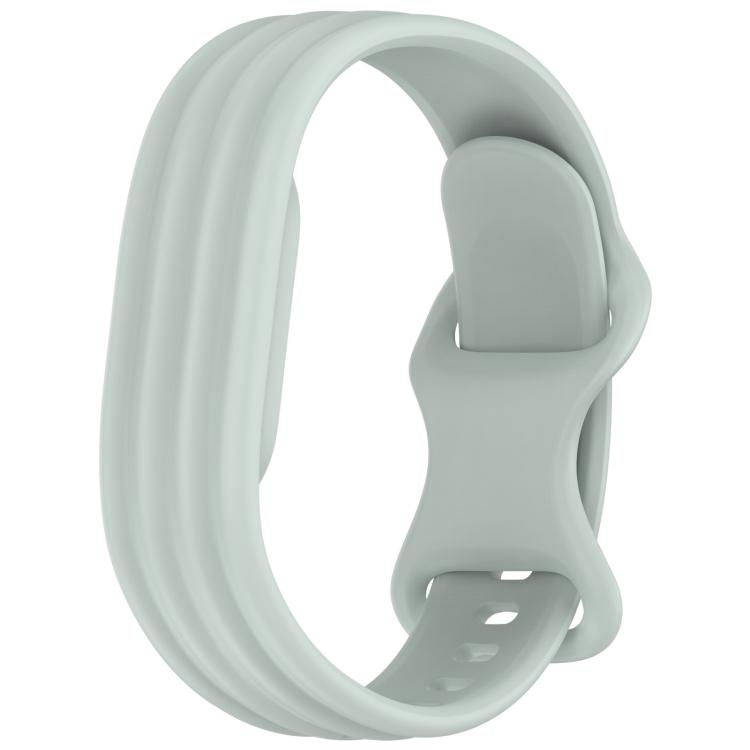xDfind Integrated Solid Color Butterfly Buckle Silicone Watch Band, For Google Fitbit Air