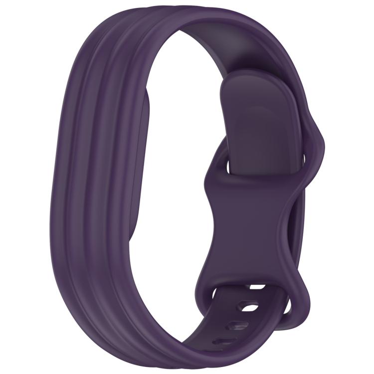 xDfind Integrated Solid Color Butterfly Buckle Silicone Watch Band, For Google Fitbit Air