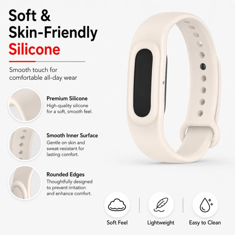 xDfind Integrated Color Blocked Silicone Watch Band, For Google Fitbit Air
