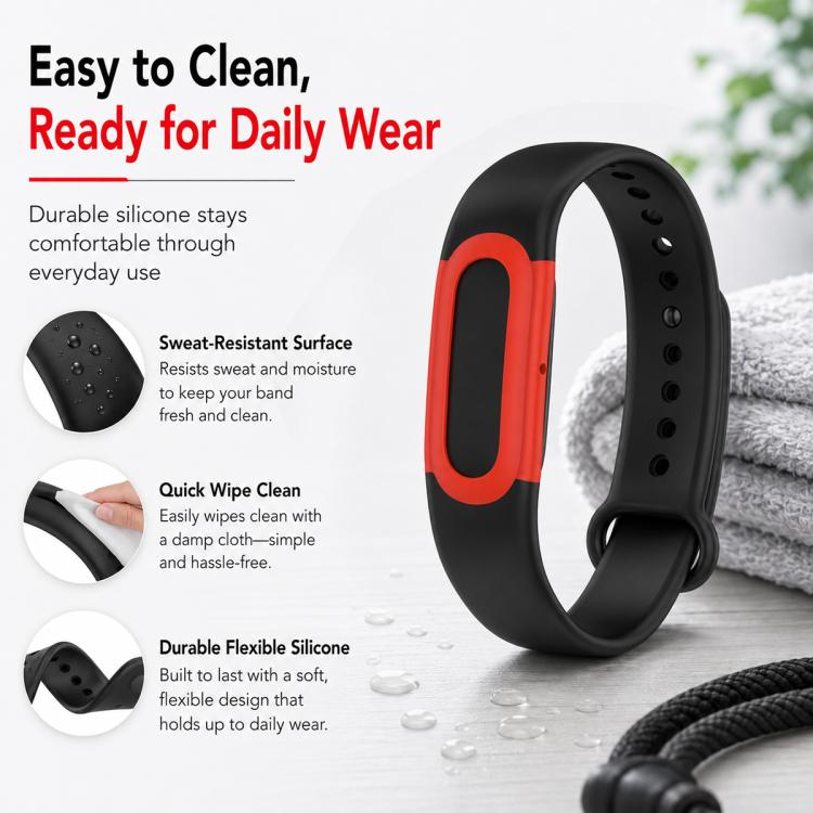 xDfind Integrated Color Blocked Silicone Watch Band, For Google Fitbit Air