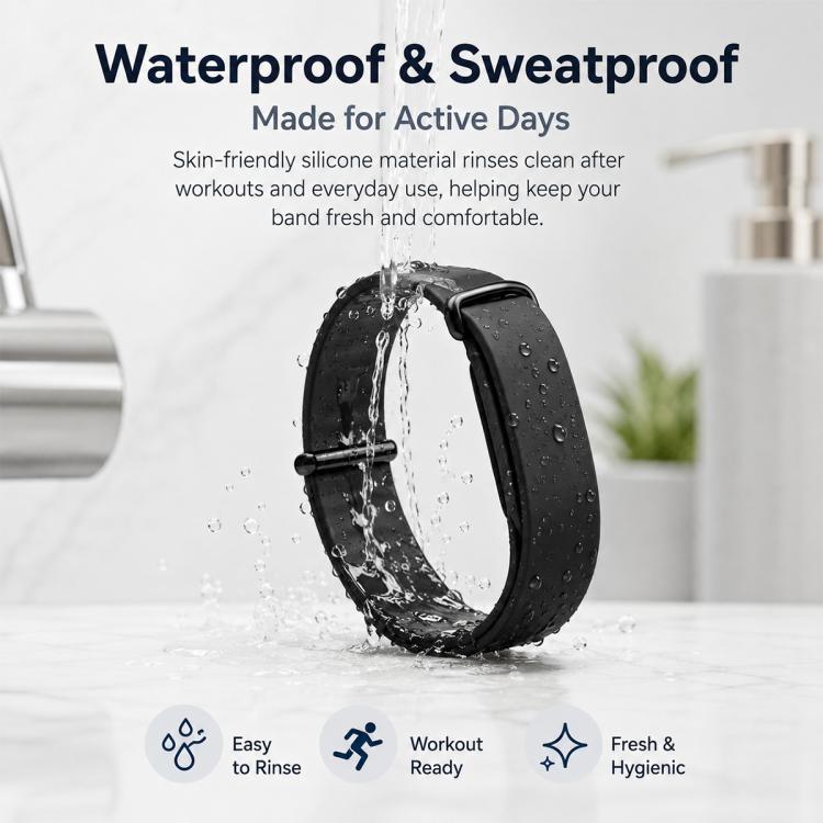 xDfind Solid Color Silicone Loop Watch Band, For Google Fitbit Air