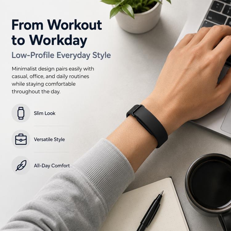 xDfind Solid Color Silicone Loop Watch Band, For Google Fitbit Air
