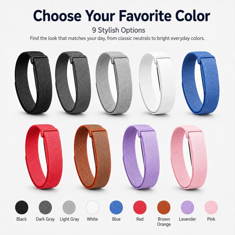 xDfind Woven Nylon Loop Hook and Loop Fastener Watch Band, For Google Fitbit Air
