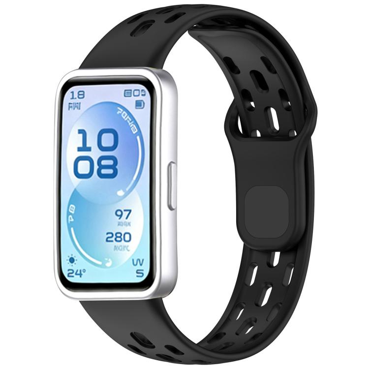 xDfind Honeycomb Breathable Silicone Watch Band, For Huawei Band 11 Pro / 11 Pro NFC / 11