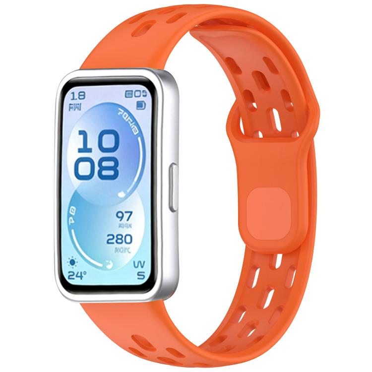 xDfind Honeycomb Breathable Silicone Watch Band, For Huawei Band 11 Pro / 11 Pro NFC / 11